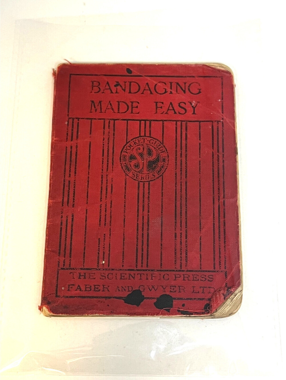 Bandaging Made Easy Pocket Guide by M.R. Hosking - Third Edition - 1925 - RARE